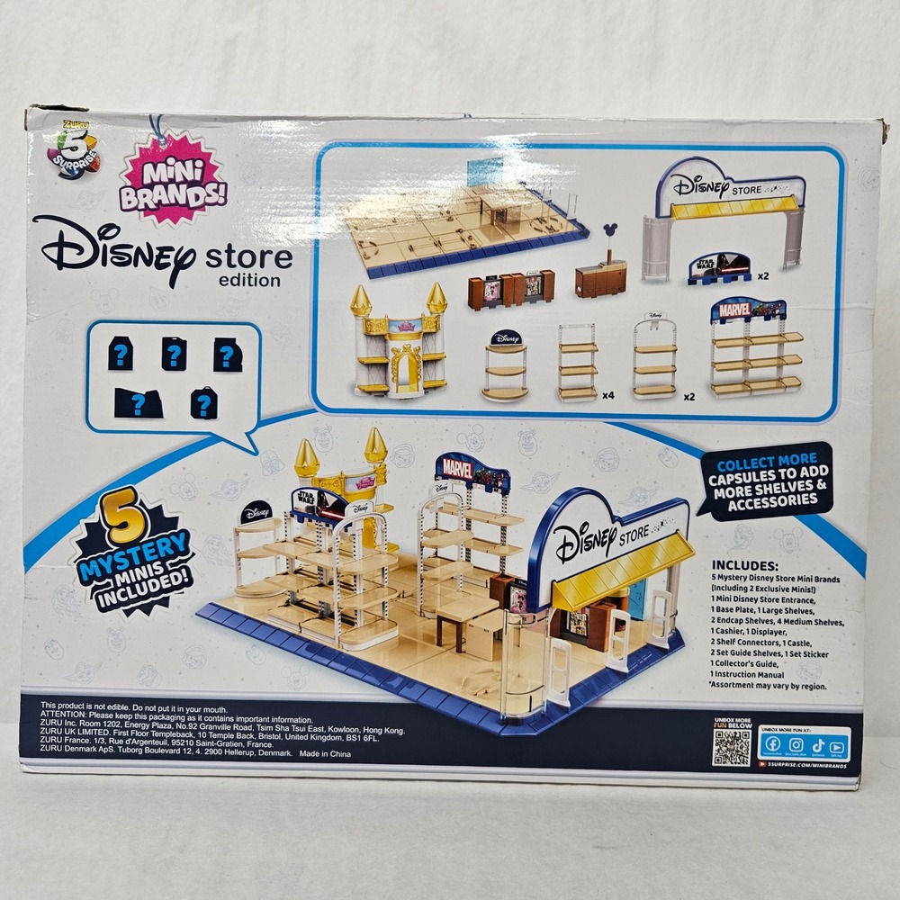 Zuru 5 Surprise Mini Brands Disney Store Edition Playset 24pc with 5 Minis NEW - Picture 2 of 7